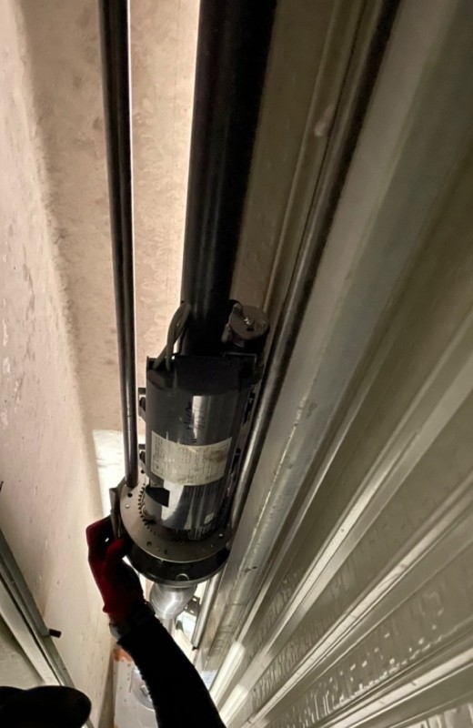 手動シャッターの電動化工事