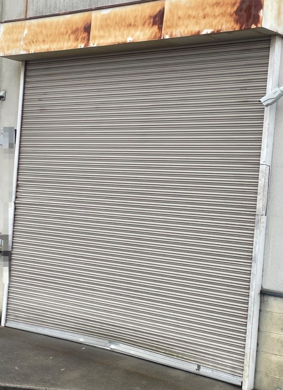 電動シャッター　スラット交換