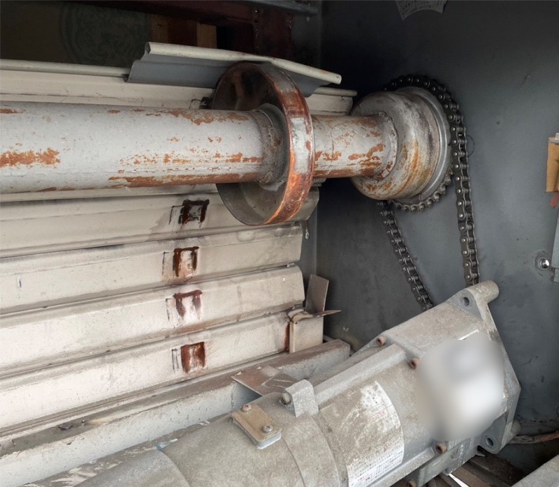 電動開閉機　ローラーチェーン交換