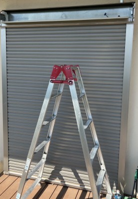 住宅窓電動シャッター　開閉機交換