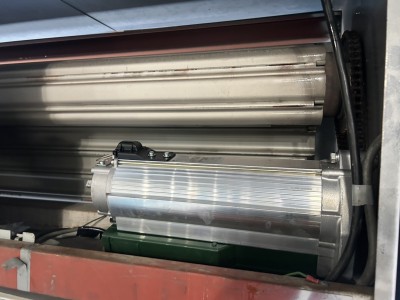 倉庫　電動シャッター　開閉機交換工事