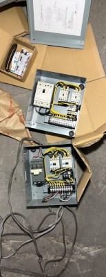 会社　電動シャッター　途中で止まる　　電動開閉機の交換