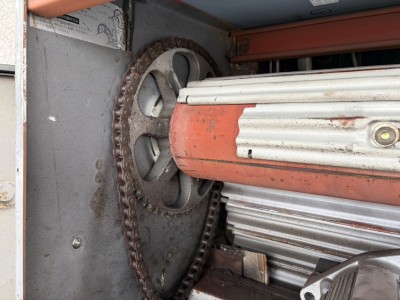 倉庫　電動シャッター　開閉機交換工事