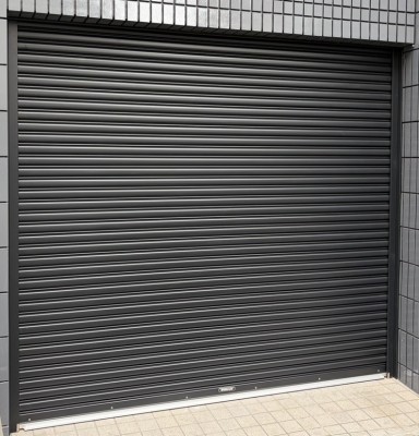 車庫　電動シャッター　交換工事